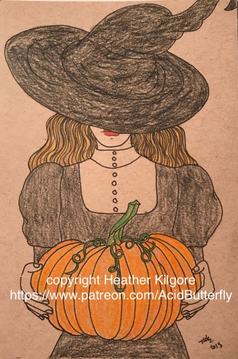 Pumpkin Witch by Heather Kilgore